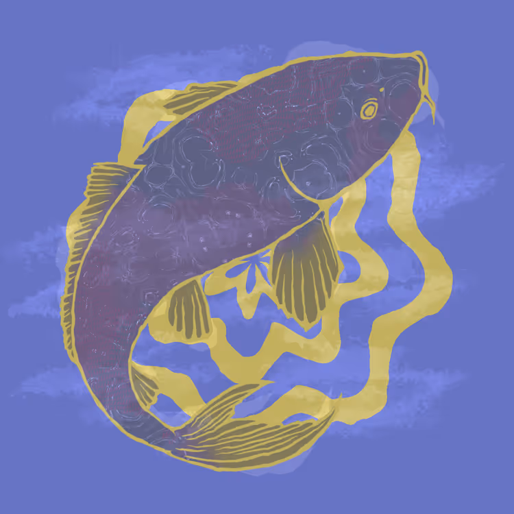 Generative patterns "NISHIKIGOI" #9106