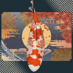 Carp and Seasons #8000