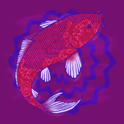 Generative patterns "NISHIKIGOI" #8085