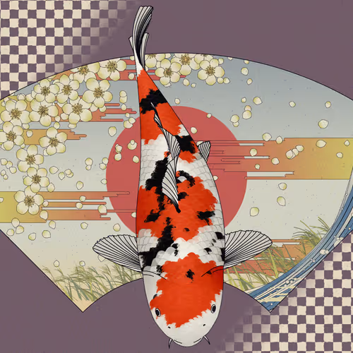 Carp and Seasons #3986