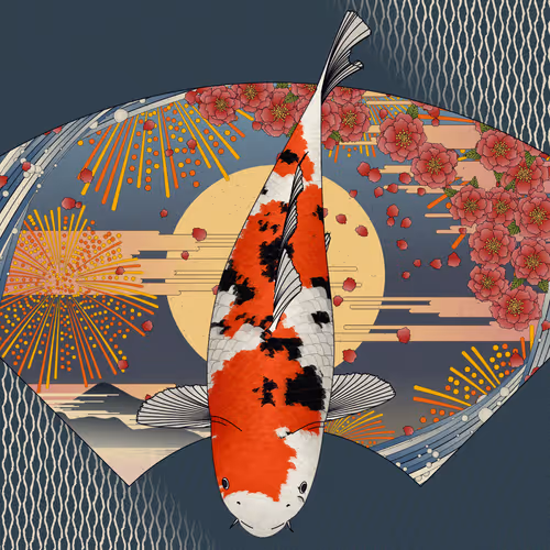 Carp and Seasons #9954