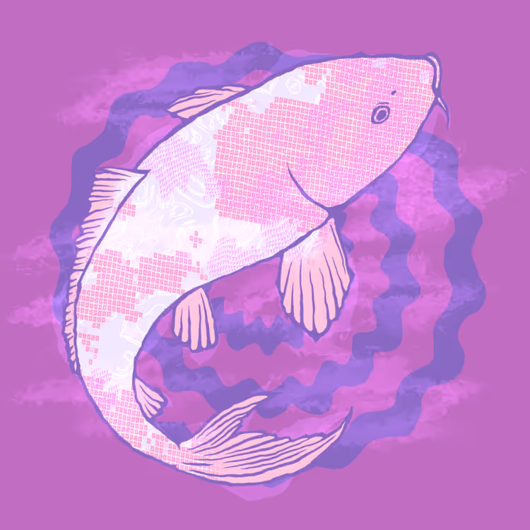 Generative patterns "NISHIKIGOI" #6507