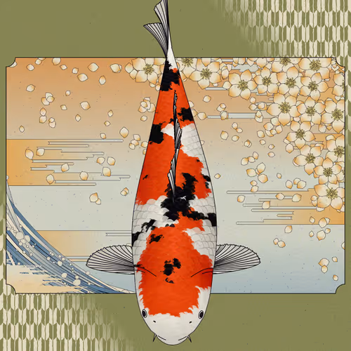 Carp and Seasons #8104