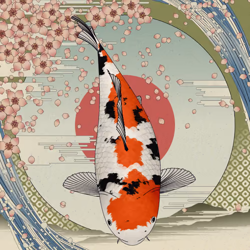 Carp and Seasons #7228
