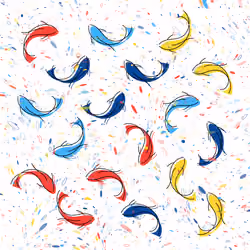 Colored Carp #2739