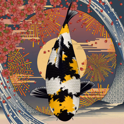 Carp and Seasons #7428