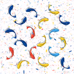 Colored Carp #158