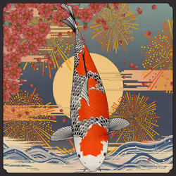 Carp and Seasons #5463