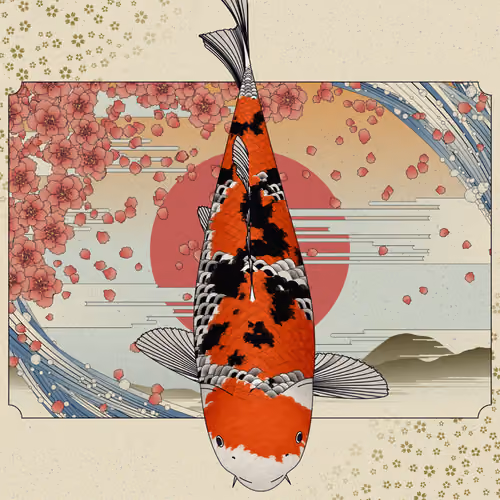 Carp and Seasons #8075