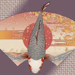 Carp and Seasons #7588