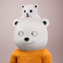 3D Bear #7249