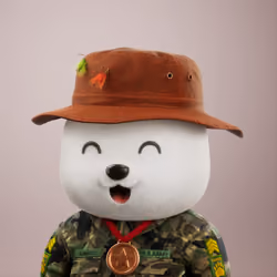 3D Bear #3434