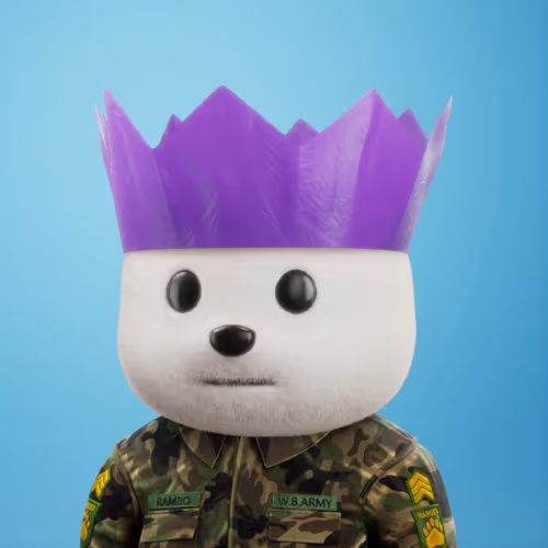 3D Bear #7999