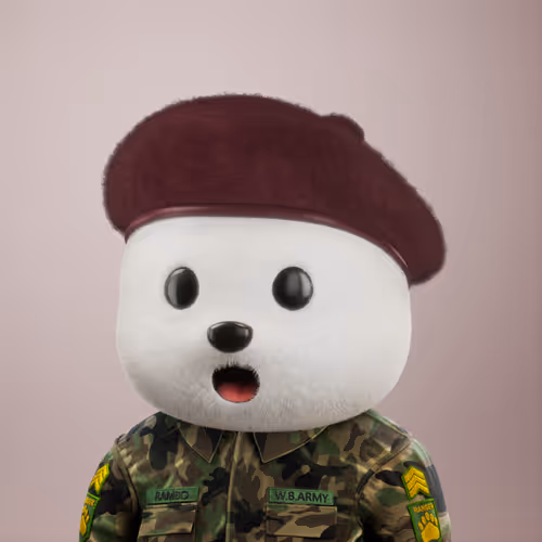 3D Bear #6128