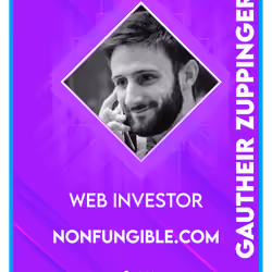 Paris NFT Day Speaker Card - Gauthier Zuppinger