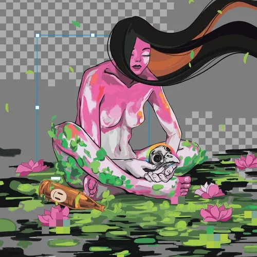 Behind The Pink Reflections