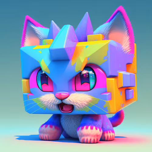 101 Cube Headed Cats