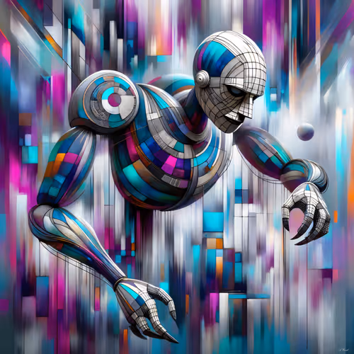 Wireframe Marionette Theatrical Enigma