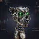 Cyber Panther Green Eyes