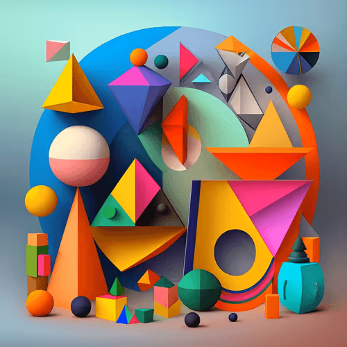 Geometric Shapes By Oxbluebeam