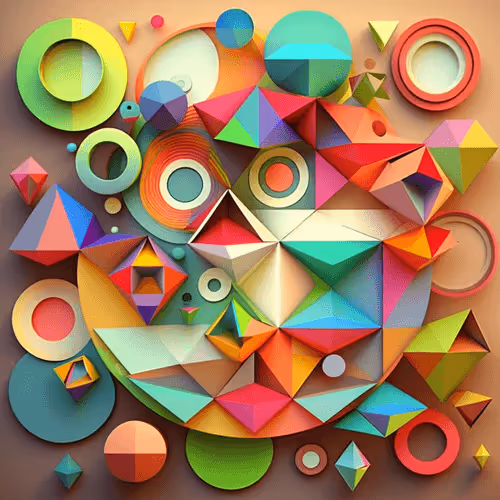 Geometric Shapes By Oxbluebeam