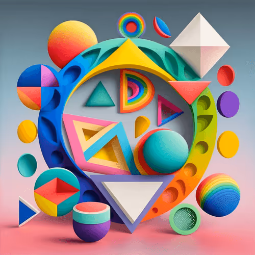 Geometric Shapes By Oxbluebeam