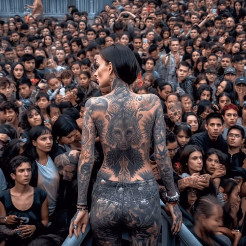 get lost in the crowd