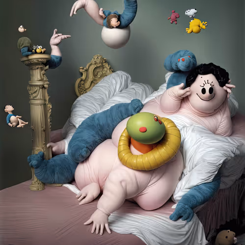Sentient Muppet Factory By Beth Frey