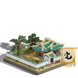 Pine and Bamboo House #393