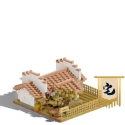 Yard with Wheat Field #144
