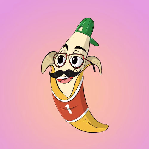 Fancy Fruit Fanclub Banana #124