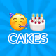 Alpha Birthday Cakes