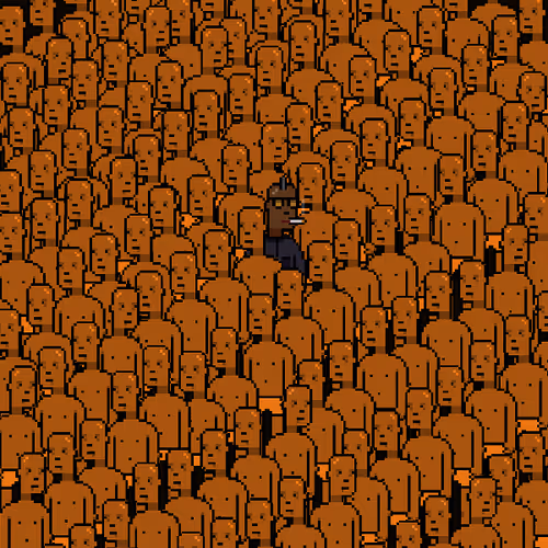 A Punk In A Crowd
