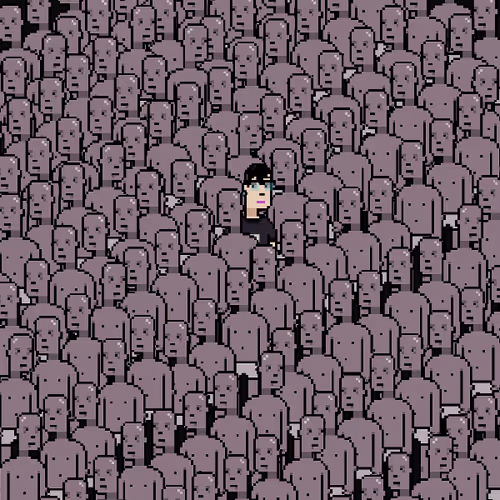 A Punk In A Crowd