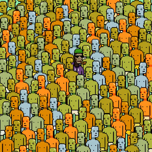 A Punk In A Crowd
