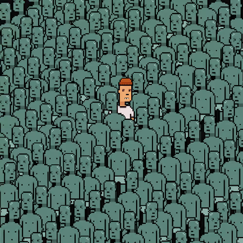 A Punk In A CROWD #696