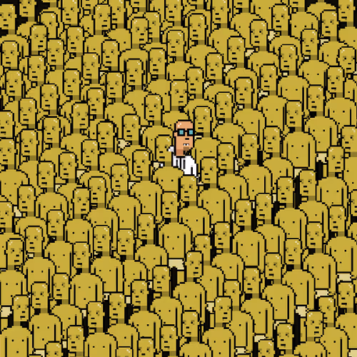 A Punk In A Crowd