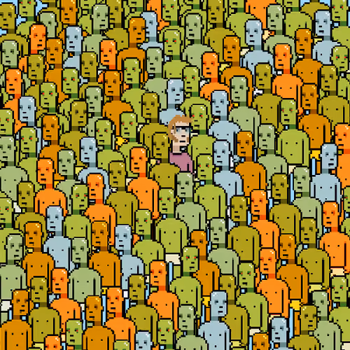 A Punk In A CROWD #583