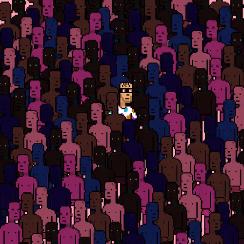 A Punk In A Crowd