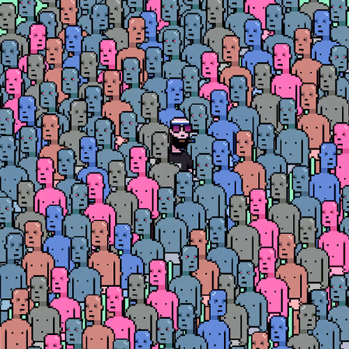 A Punk In A Crowd