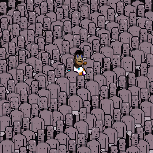 A Punk In A Crowd