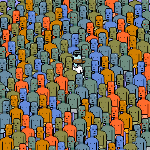 A Punk In A Crowd