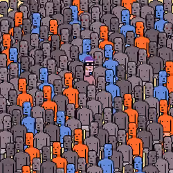 A Punk In A CROWD #966