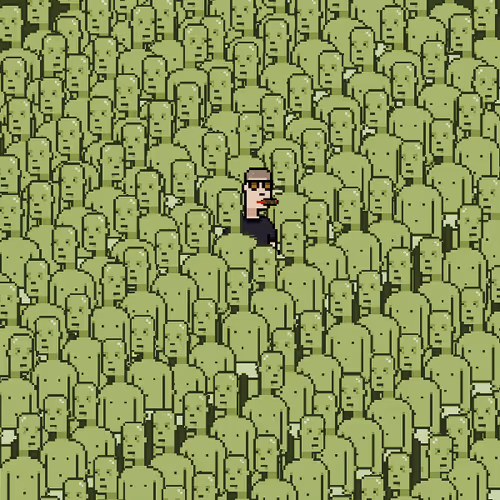 A Punk In A Crowd