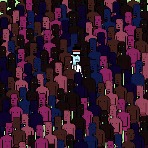 A Punk In A Crowd