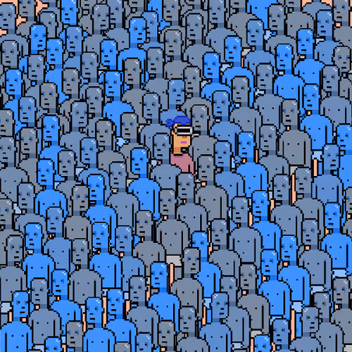 A Punk In A Crowd