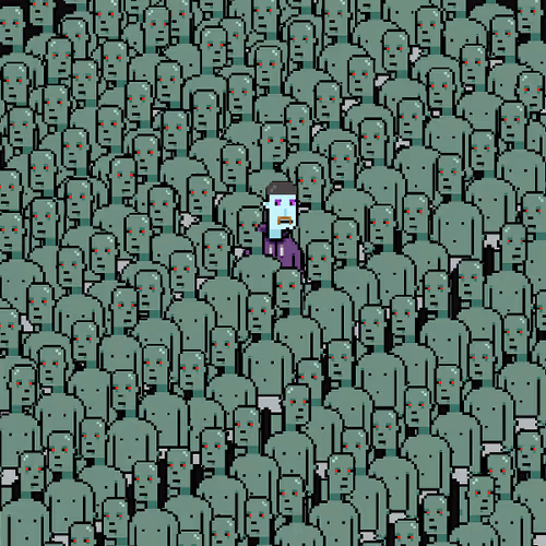 A Punk In A Crowd