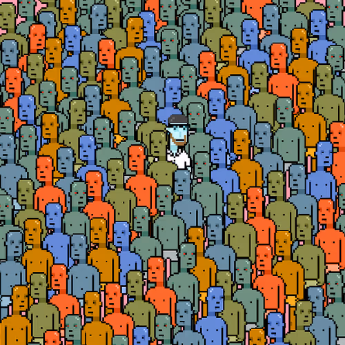 A Punk In A Crowd