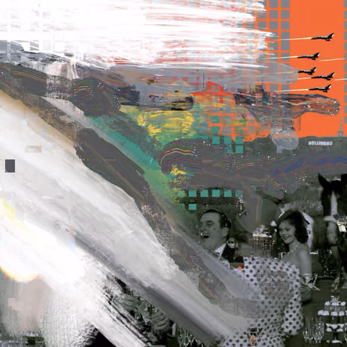 Living Room Extravaganza - Brushstroke Over Beverly Hills Barbecue