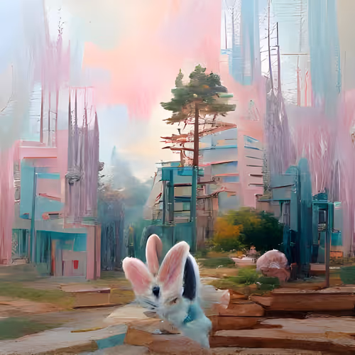 Pastel Forest City